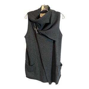 Brochu Walker Cowl Neck Sweater Vest Size Small